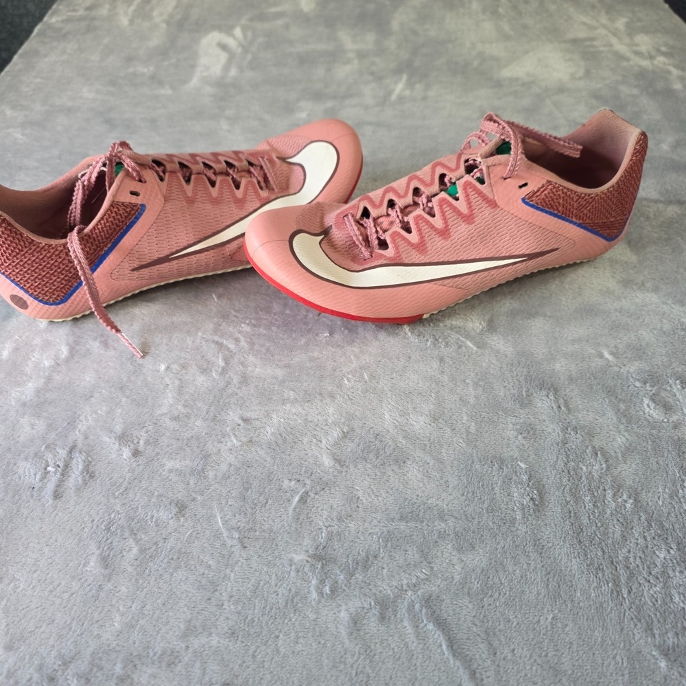 Nike Zoom Rival Sprint Track Spikes Red Stardust Ivory HQ2061-600 Mens Sz 6.5 - Picture 3 of 5